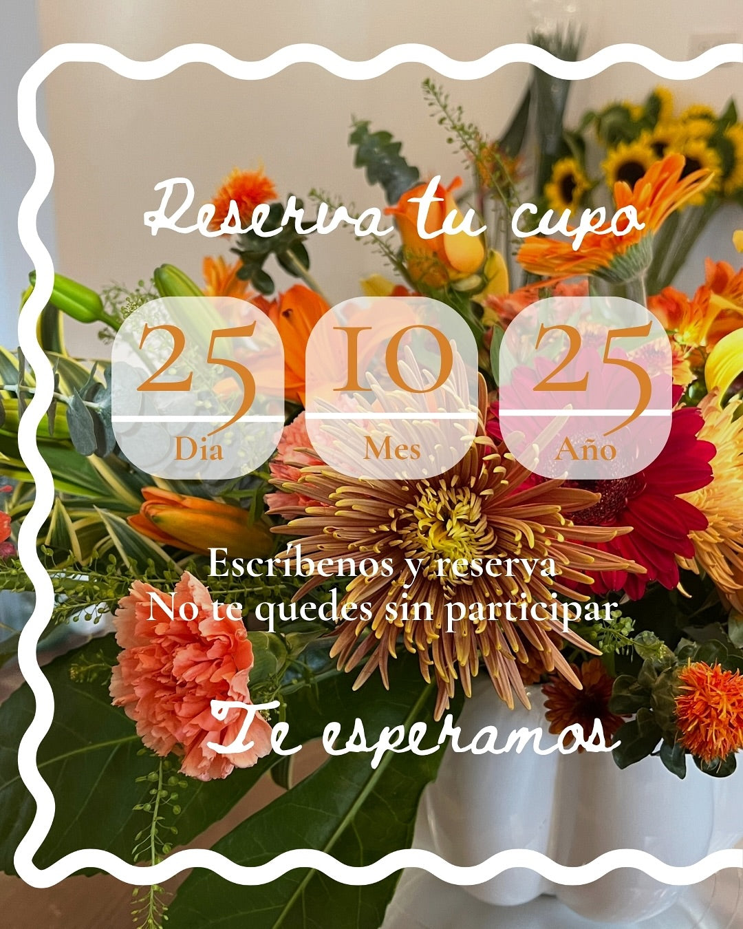 🌸 Taller de Floristería: Arreglo en Calabaza 🎃
